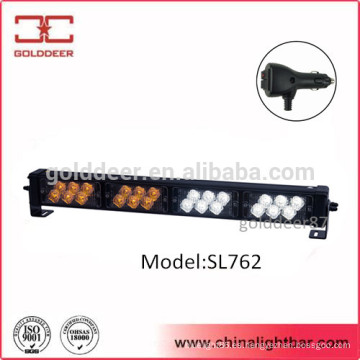 24W blanco ámbar LED cubierta luces estroboscópica LED de advertencia de luz para el coche (SL762)